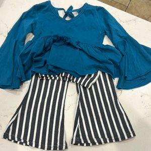 Toddle Girls Flare Shirt/Bottoms set